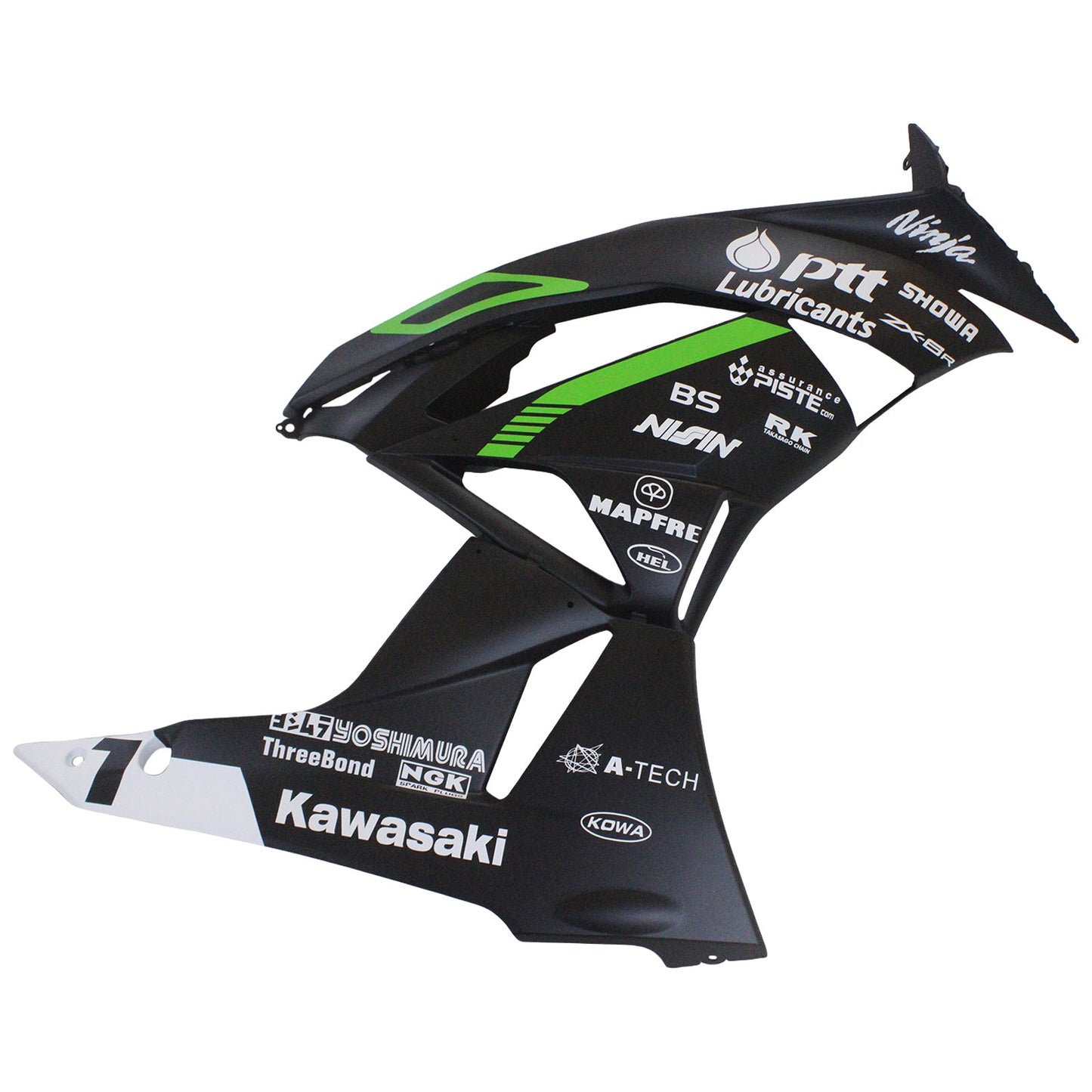 2009-2012 Kawasaki ZX6R 636 Fairing Kit Bodywork Plastic ABS