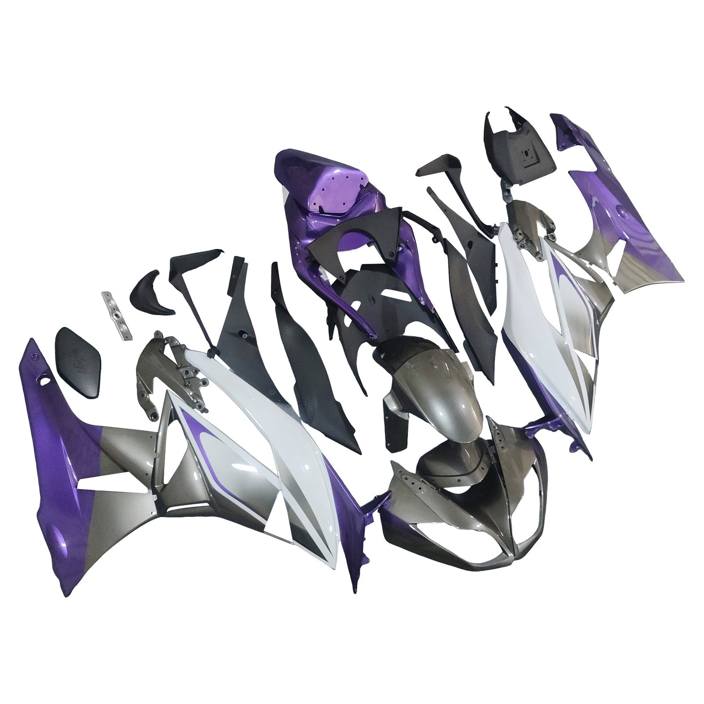 2009-2012 Kawasaki ZX6R 636 Fairing Kit Bodywork Plastic ABS