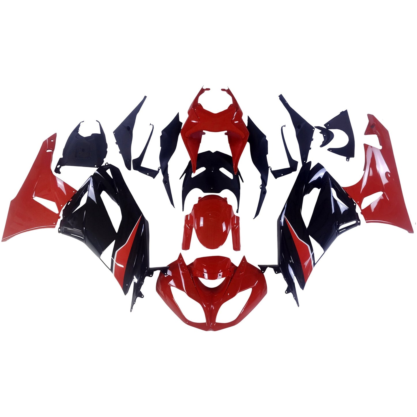 2009-2012 Kawasaki ZX6R 636 Fairing Kit Bodywork Plastic ABS