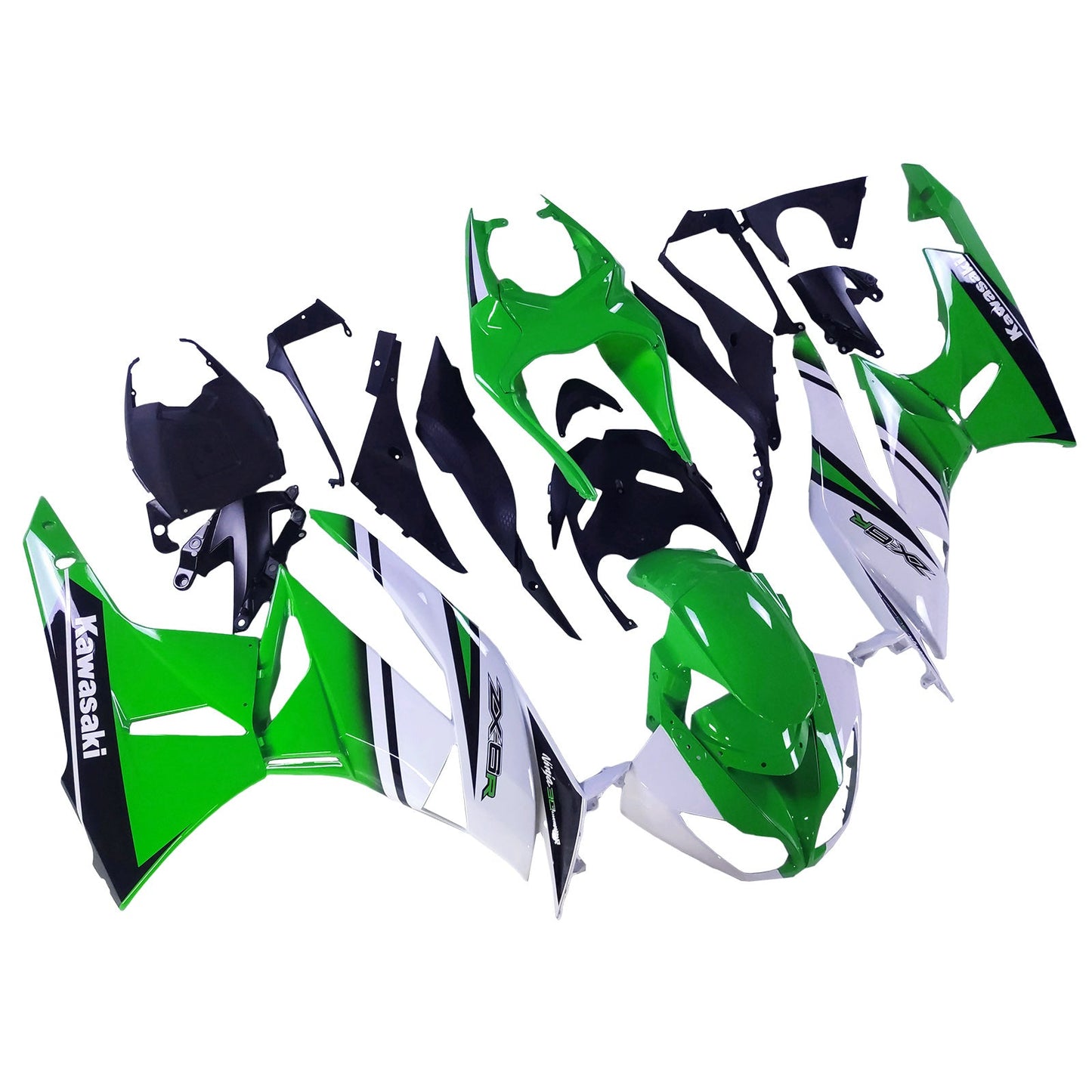 2009-2012 Kawasaki ZX6R 636 Fairing Kit Bodywork Plastic ABS