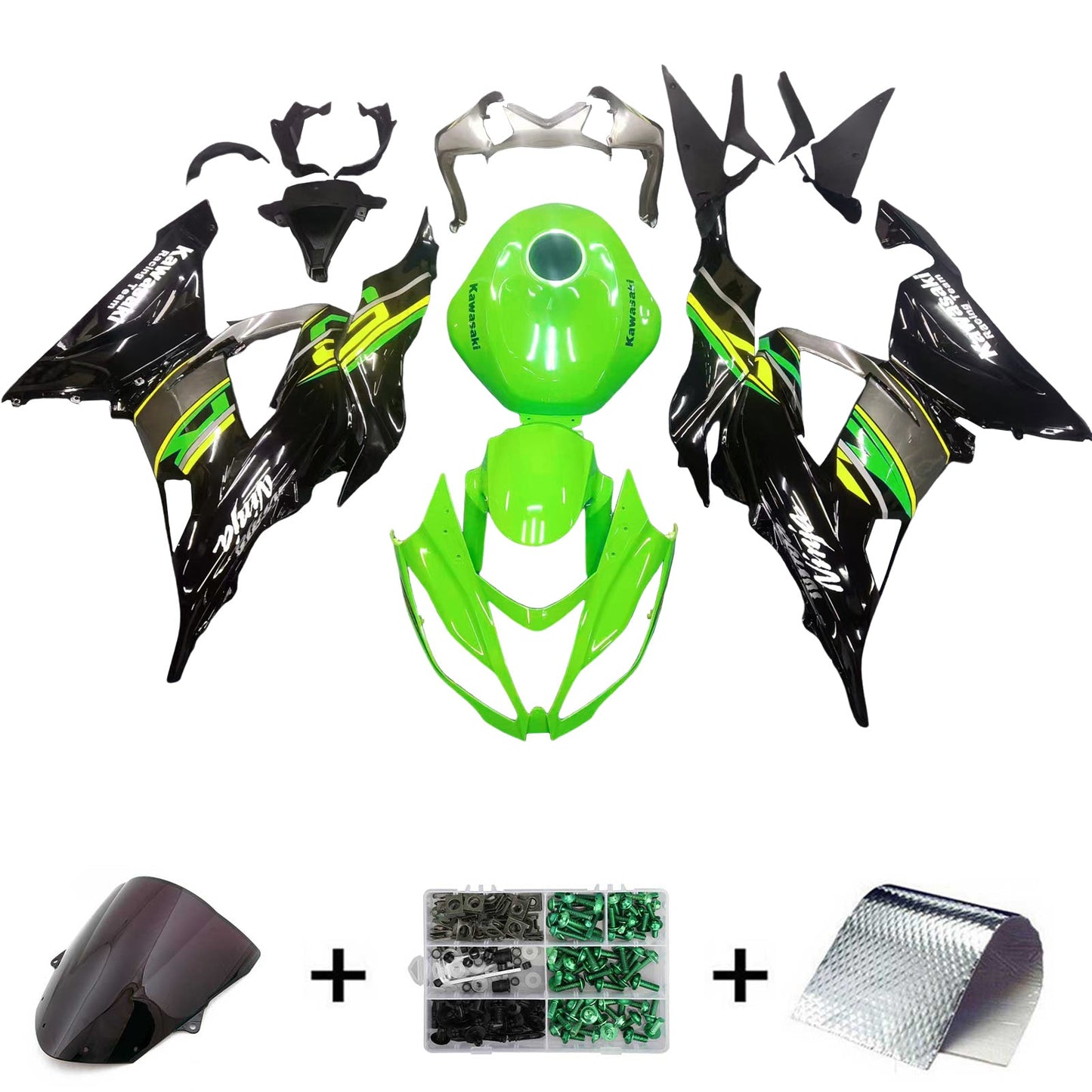 2013-2018 Kawasaki ZX6R 636 Fairing Kit Bodywork Plastic ABS