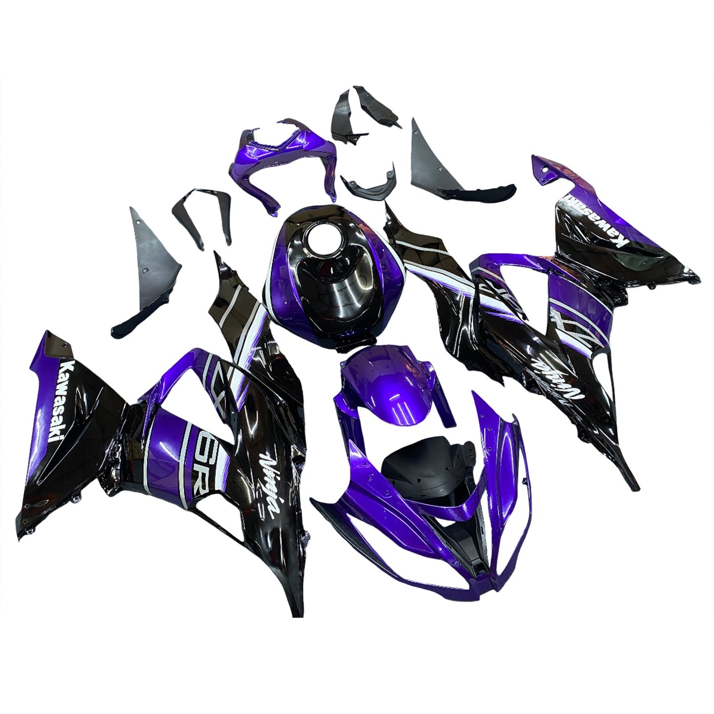 2013-2018 Kawasaki ZX6R 636 Fairing Kit Bodywork Plastic ABS