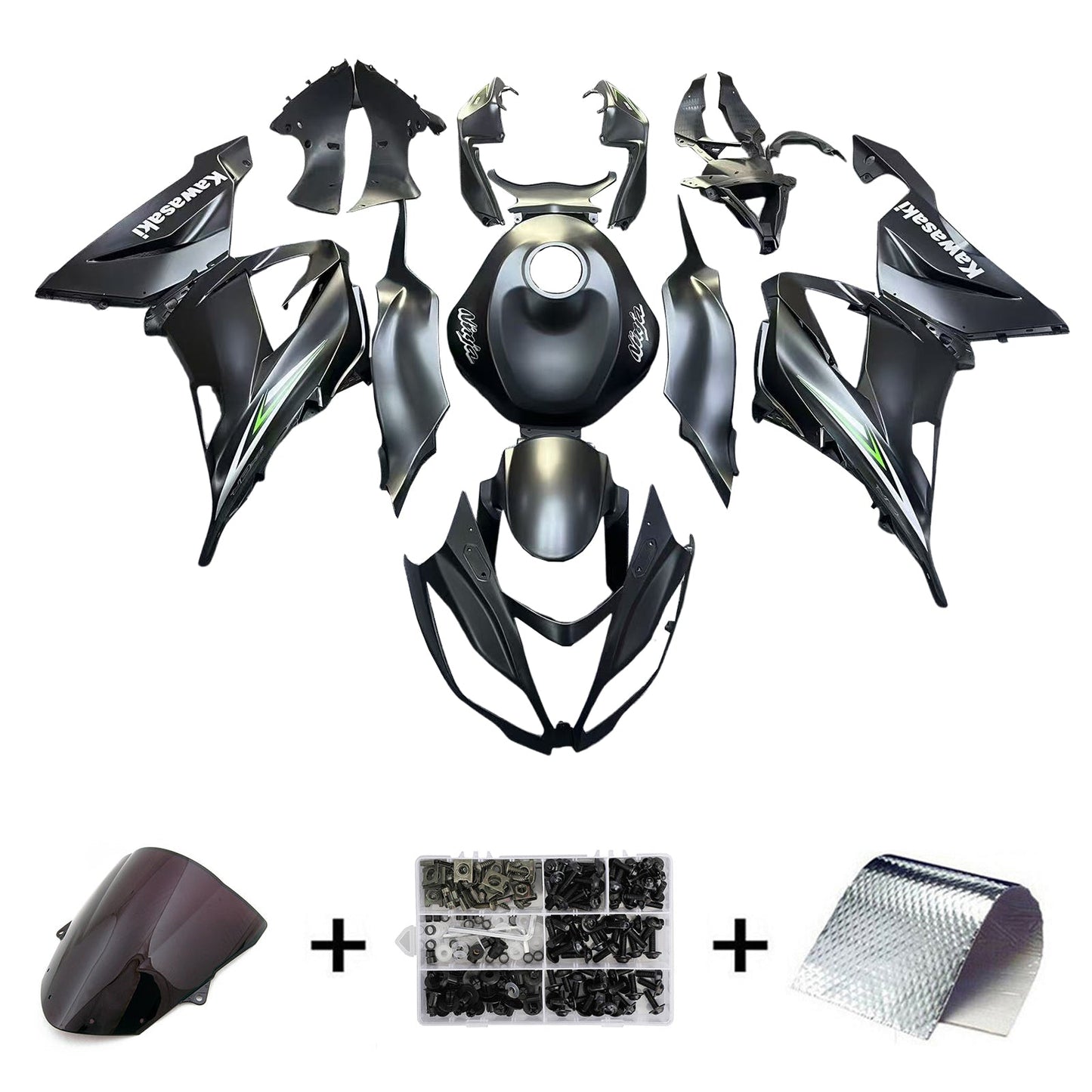 2013-2018 Kawasaki ZX6R 636 Fairing Kit Bodywork Plastic ABS