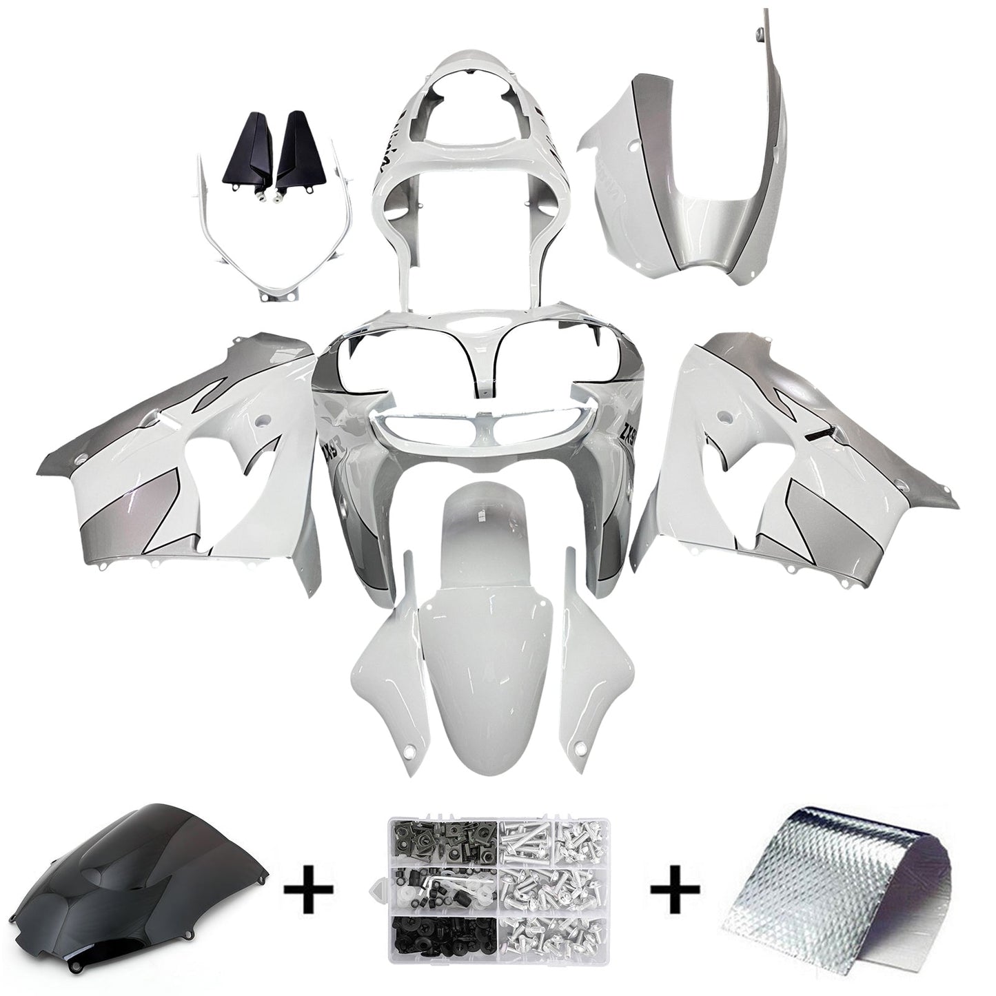 2000-2001 Fairing Kit For Kawasaki ZX9R Generic