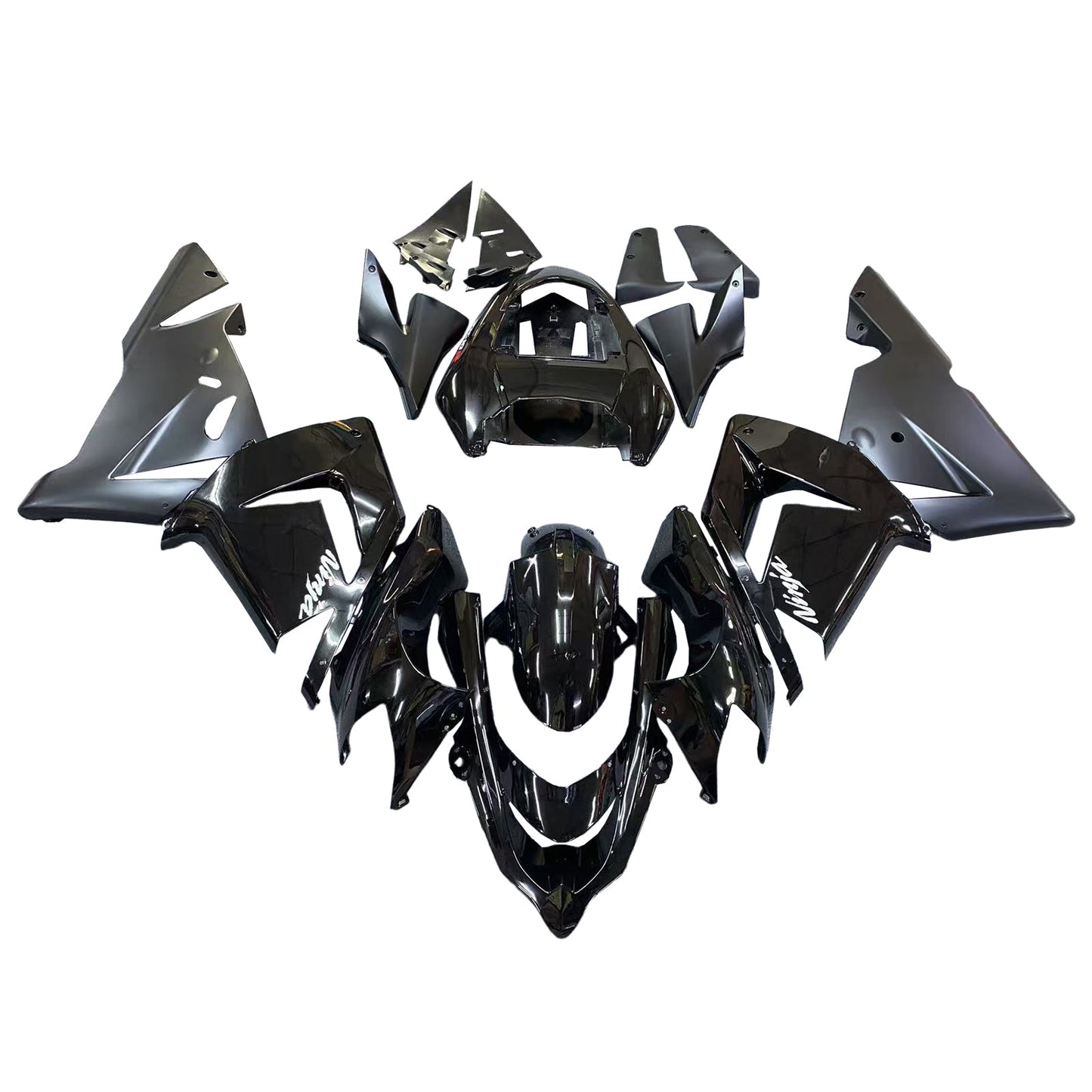 2004-2005 Fairings Kawasaki ZX 10R All Black Ninja  Generic