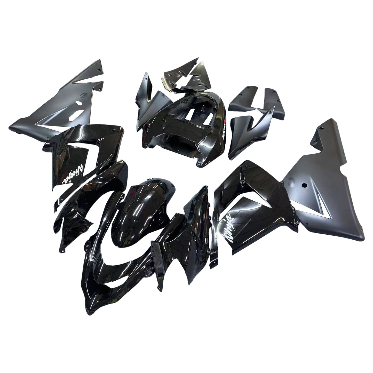 2004-2005 Fairings Kawasaki ZX 10R All Black Ninja  Generic