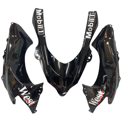 2004-2005 Fairings Kawasaki ZX 10R Black White West Ninja