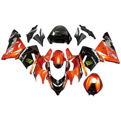 2004-2005 Kawasaki ZX10R Fairing Kit Bodywork Plastic ABS