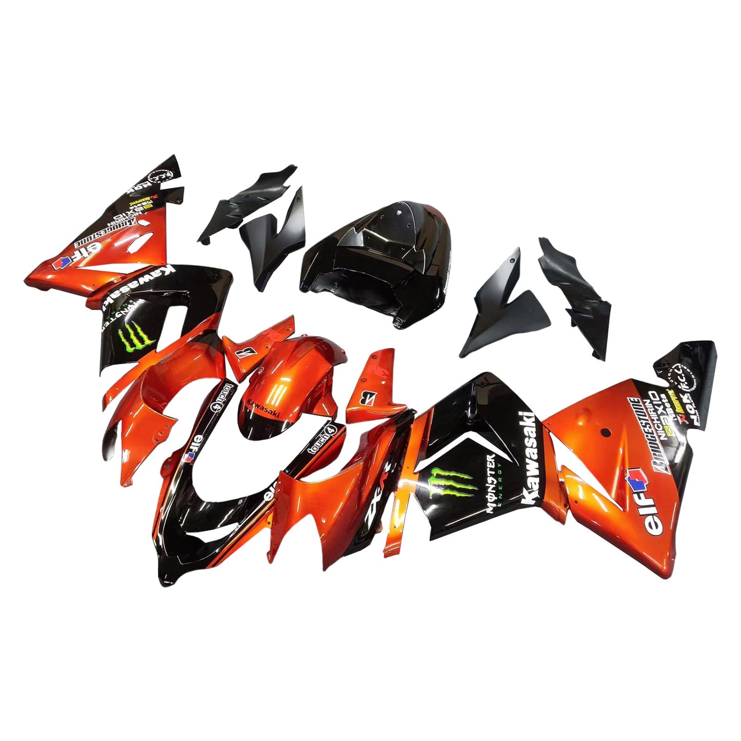 2004-2005 Kawasaki ZX10R Fairing Kit Bodywork Plastic ABS