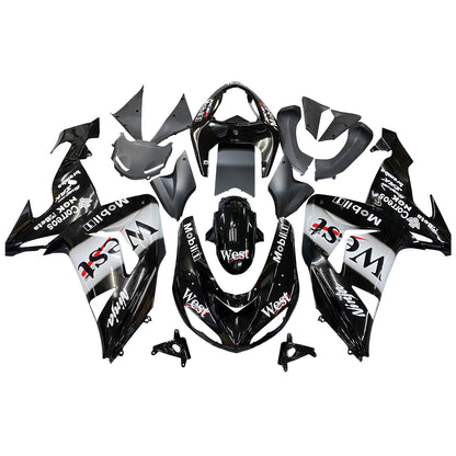 2006-2007 Fairings Kawasaki ZX 10R Black White West