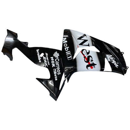 2006-2007 Fairings Kawasaki ZX 10R Black White West