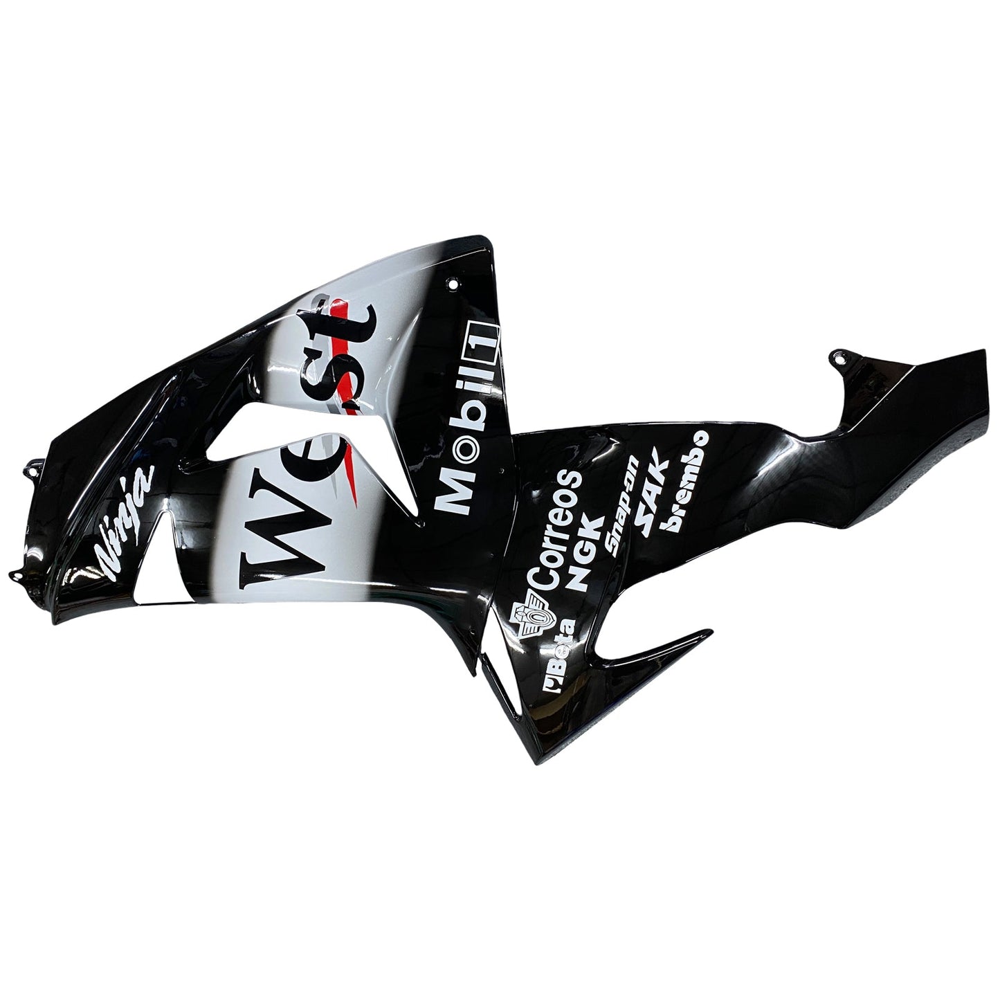 2006-2007 Fairings Kawasaki ZX 10R Black White West