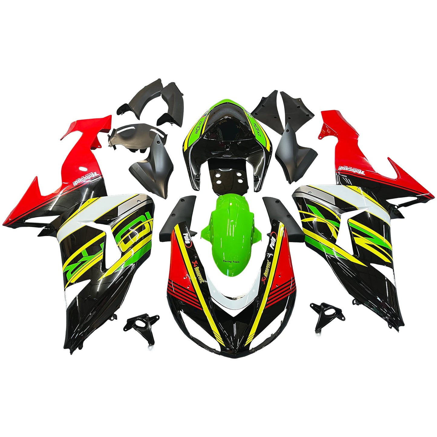 2006-2007 Kawasaki ZX10R Fairing Kit Bodywork Plastic ABS
