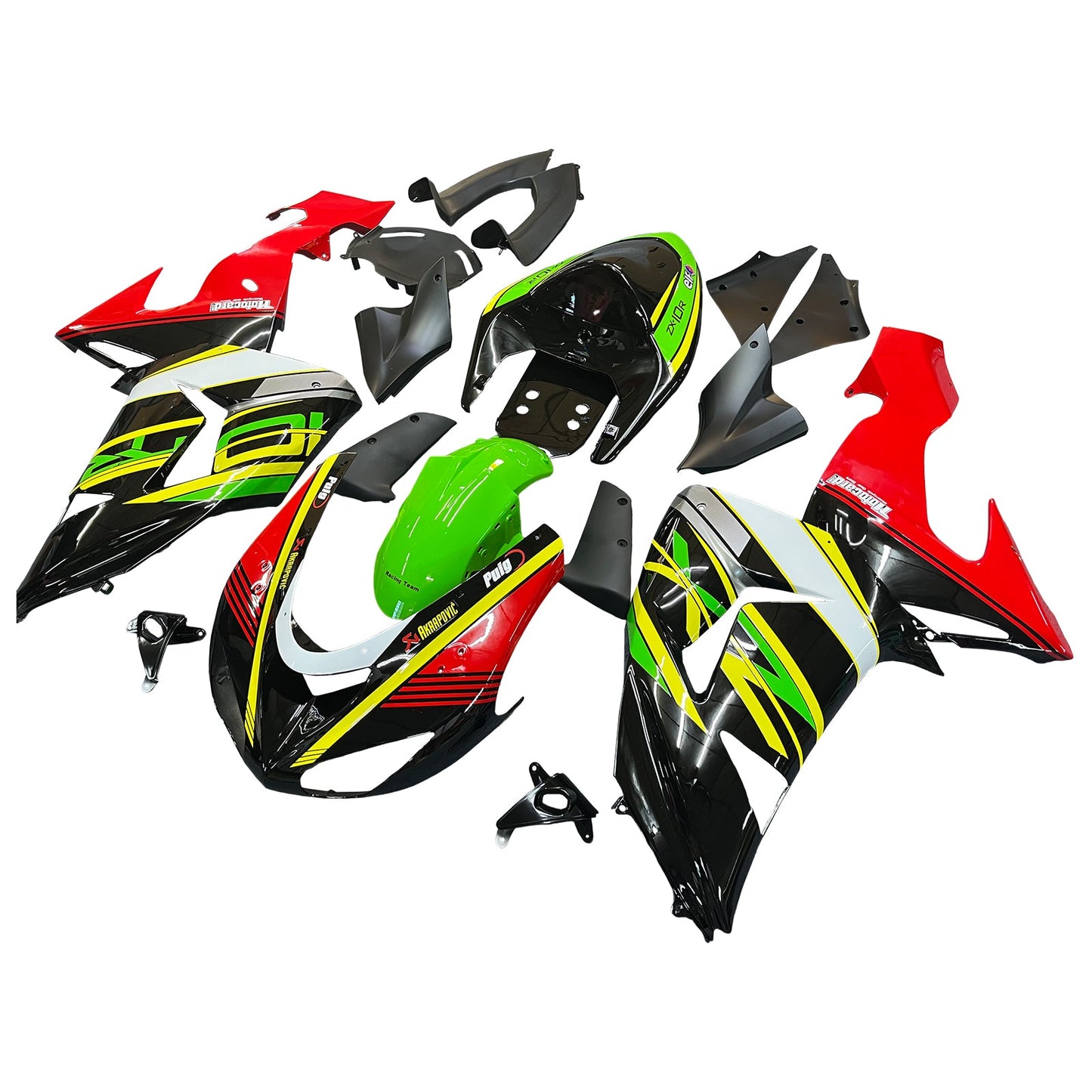 2006-2007 Kawasaki ZX10R Fairing Kit Bodywork Plastic ABS