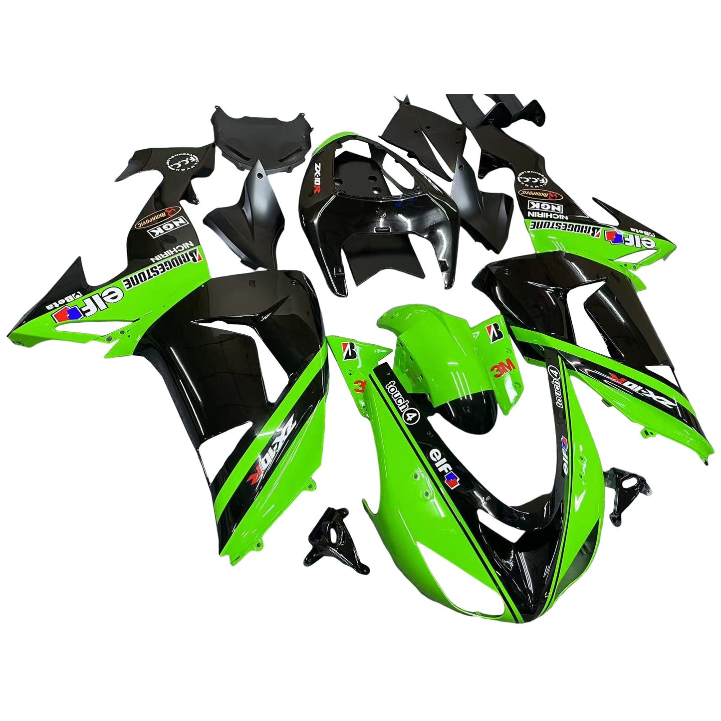 2006-2007 Kawasaki ZX10R Fairing Kit Bodywork Plastic ABS