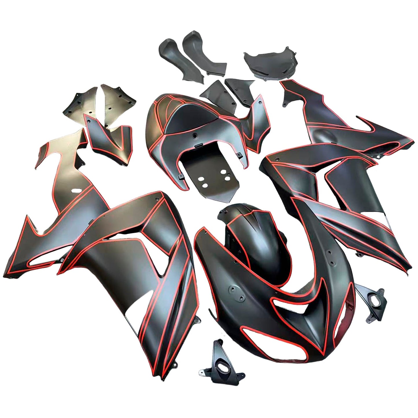 2006-2007 Kawasaki ZX10R Fairing Kit Bodywork Plastic ABS