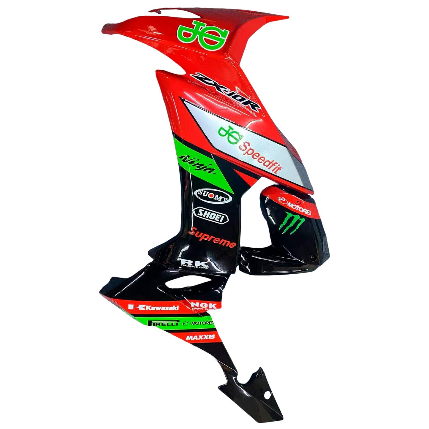 2008-2010 Kawasaki ZX10R Fairing Kit Bodywork Plastic ABS