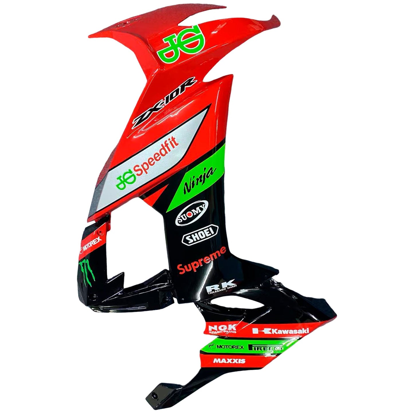 2008-2010 Kawasaki ZX10R Fairing Kit Bodywork Plastic ABS