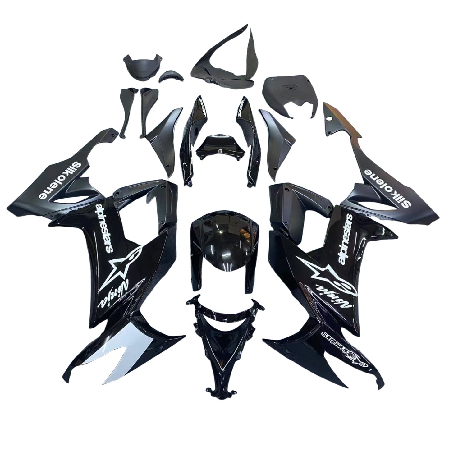 2008-2010 Kawasaki ZX10R Fairing Kit Bodywork Plastic ABS