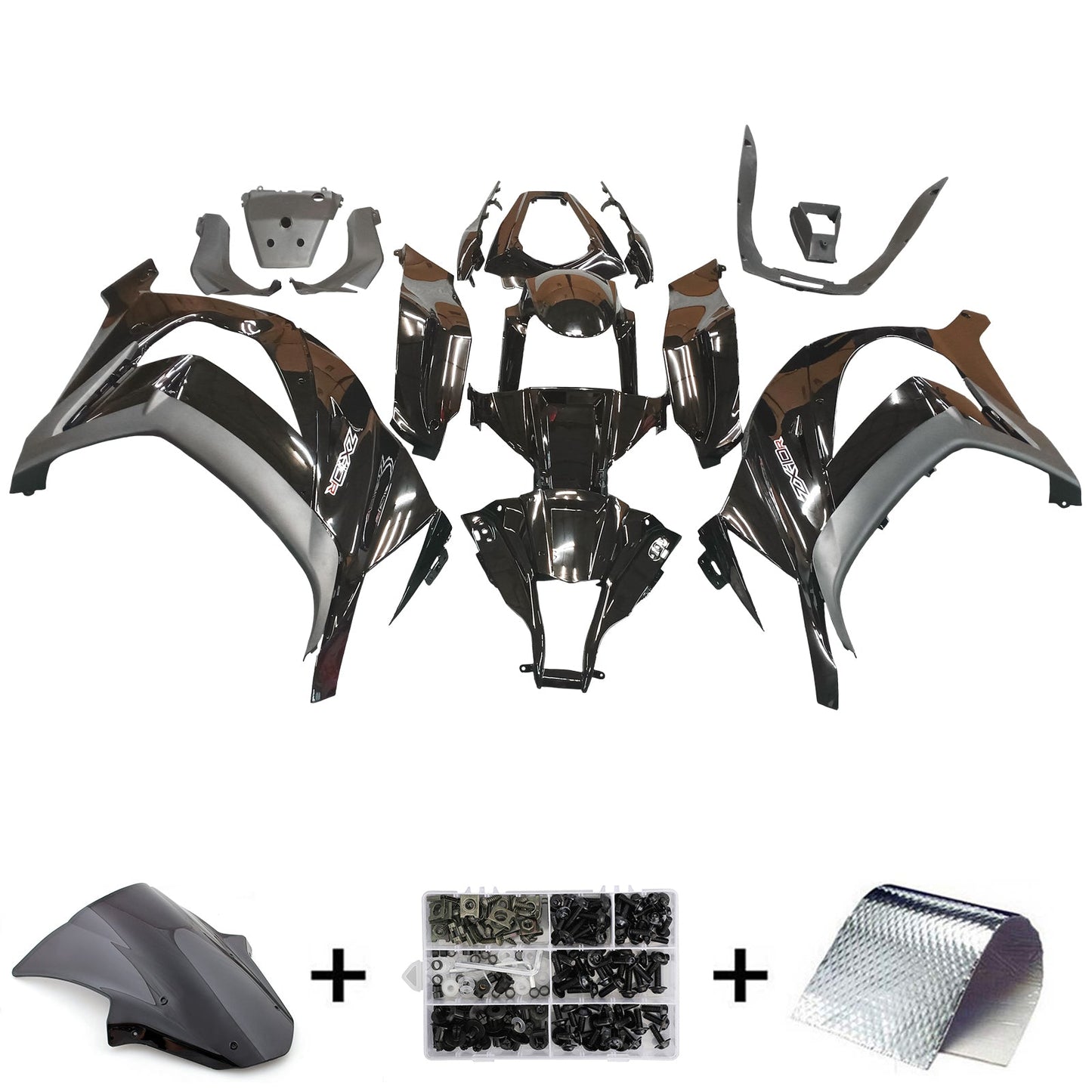 2011-2015 Kawasaki ZX10R Fairing Kit Bodywork Plastic ABS
