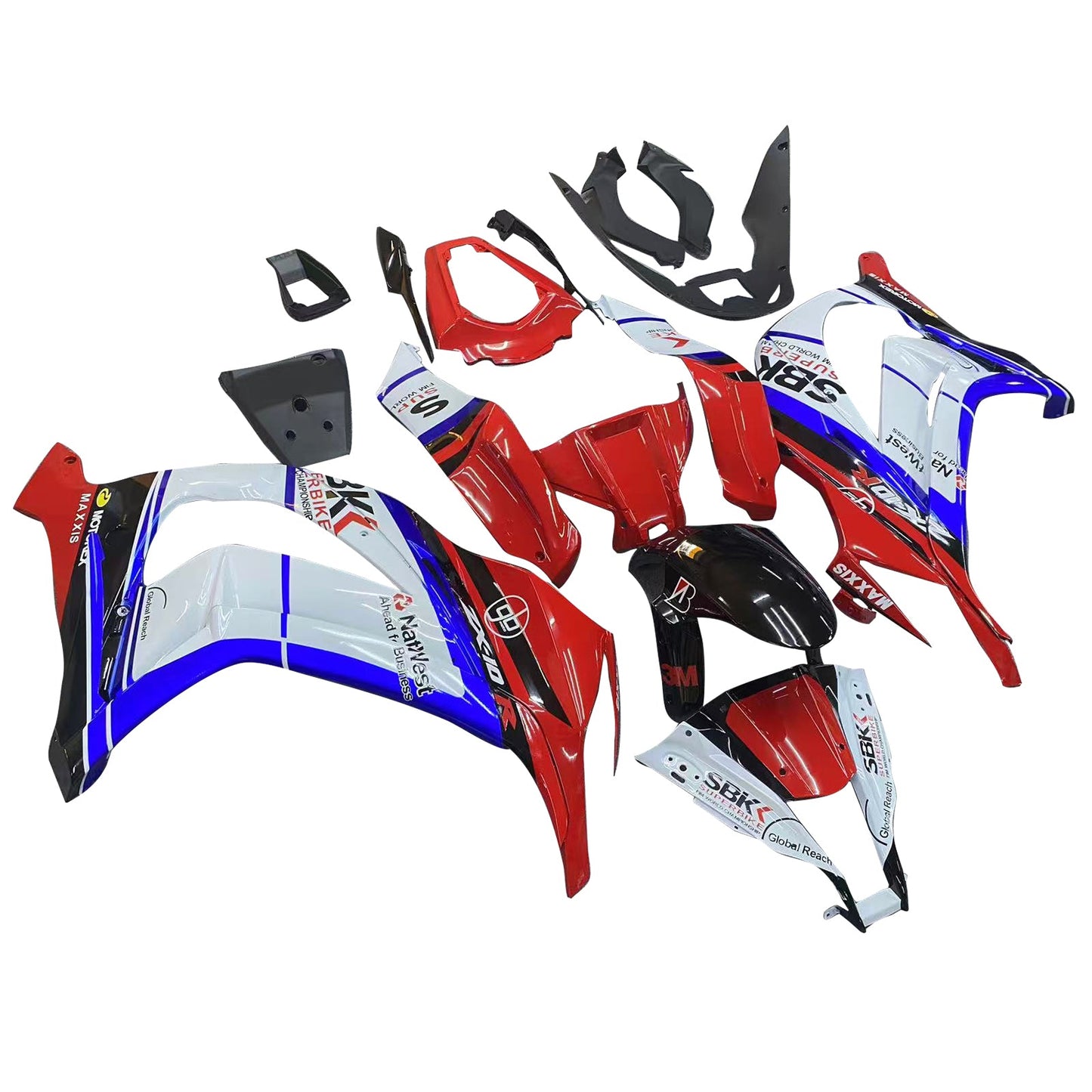 2011-2015 Kawasaki ZX10R Fairing Kit Bodywork Plastic ABS