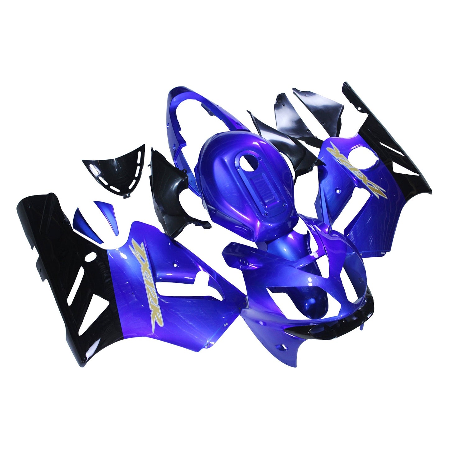 2002-2005 Fairings Kawasaki ZX12R Ninja Blue Black ZX12R Generic