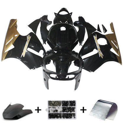 2002-2005 Fairings Kawasaki ZX12R Ninja Black & Gold ZX12R Generic