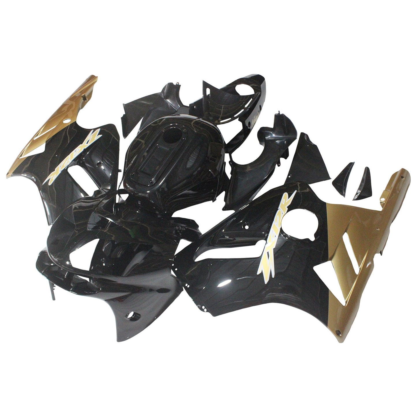 2002-2005 Fairings Kawasaki ZX12R Ninja Black & Gold ZX12R Generic