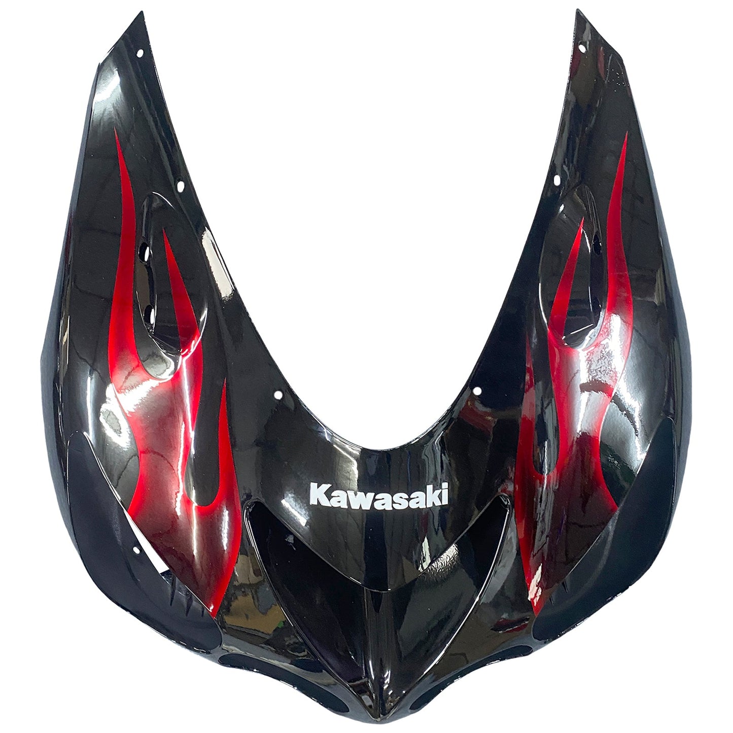 2006-2011 Fairings Kawasaki ZX14R Black & Red Flame Ninja  Generic