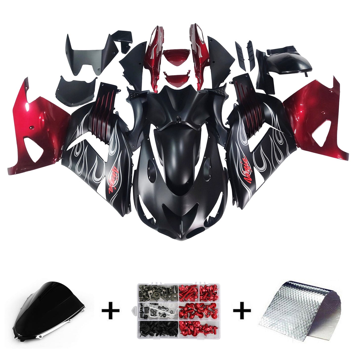 2006-2011 Kawasaki ZX14R ZZR1400 Fairing Kit Bodywork