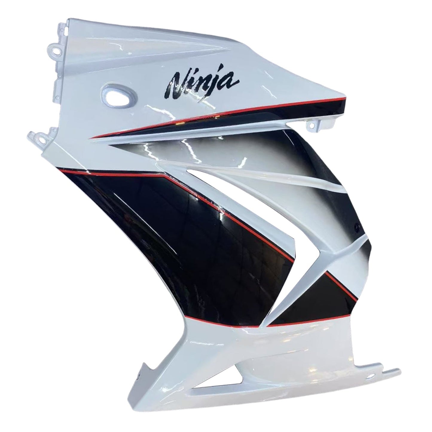 2008-2012 Fairings Kawasaki ZX250R EX250 White Black Ninja ZX250  Generic