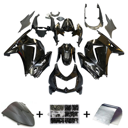 2008-2012 Fairings Kawasaki ZX250R EX250 Black Ninja ZX250  Generic