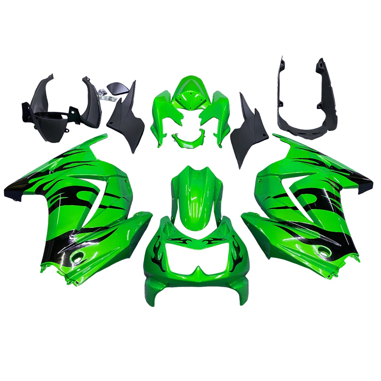 2008-2012 Kawasaki EX250 Ninja250R Fairing Kit Bodywork Plastic ABS