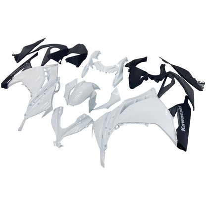 2013-2024 Fairings Plastics Kawasaki Ninja 300R EX300R White Ninja