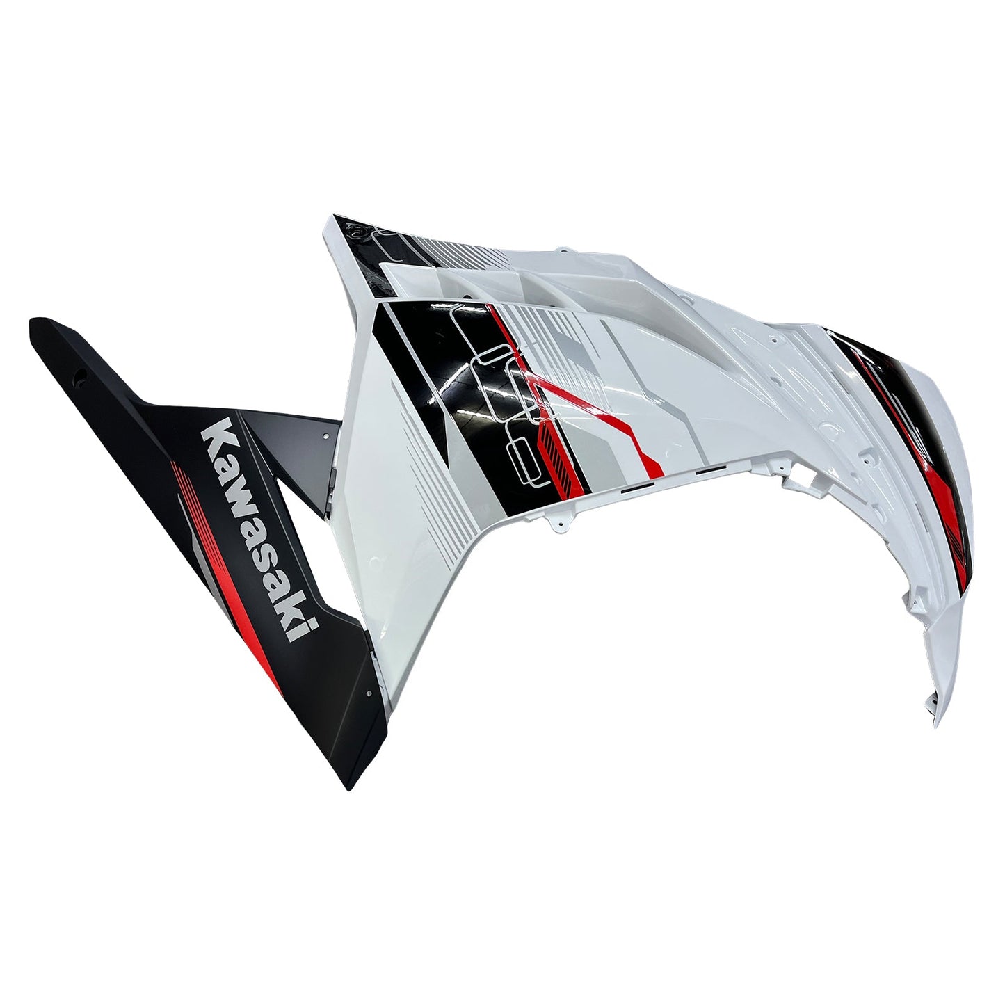 2013-2024 Fairings Plastics Kawasaki Ninja 300R EX300R White Art Ninja  Generic