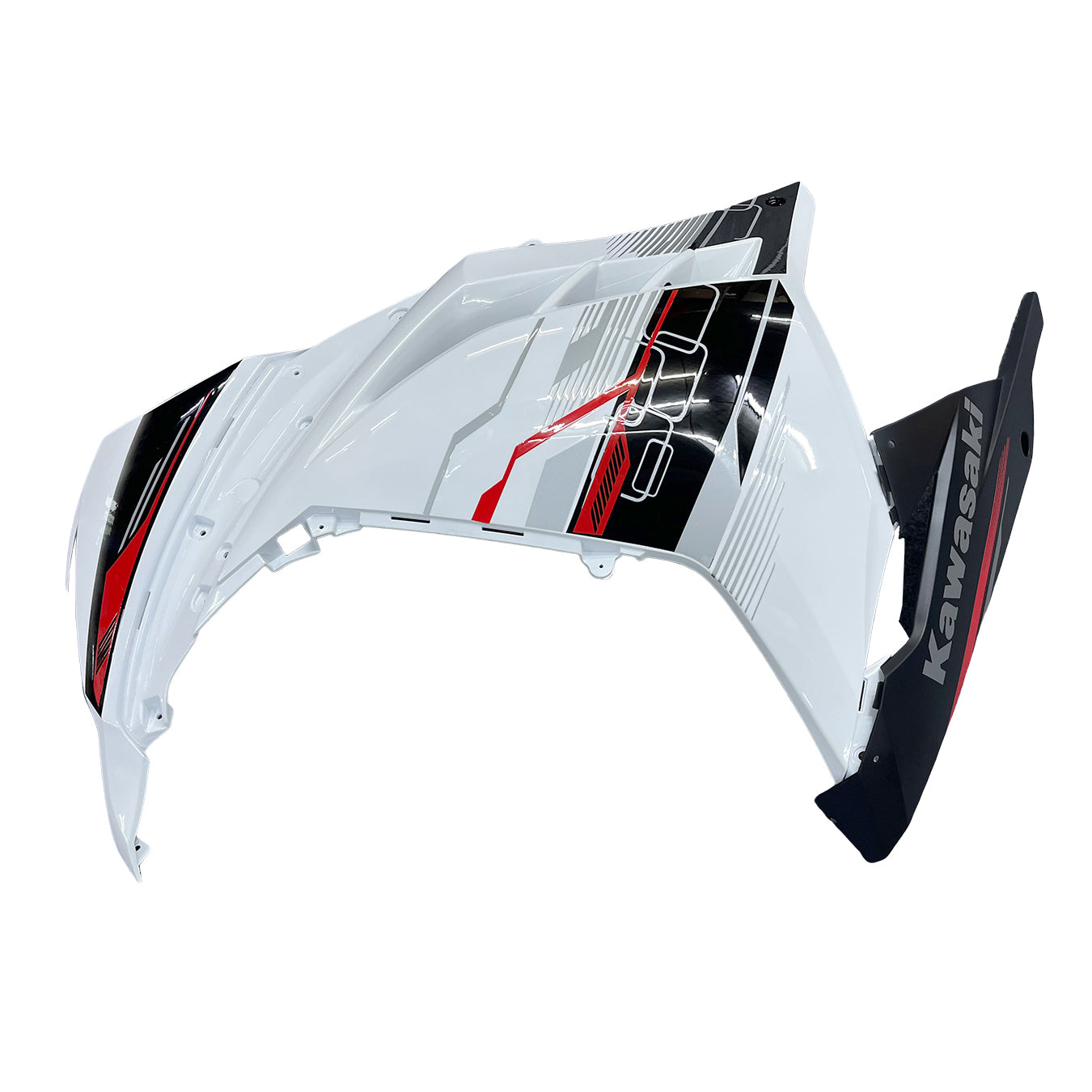 2013-2024 Fairings Plastics Kawasaki Ninja 300R EX300R White Art Ninja  Generic