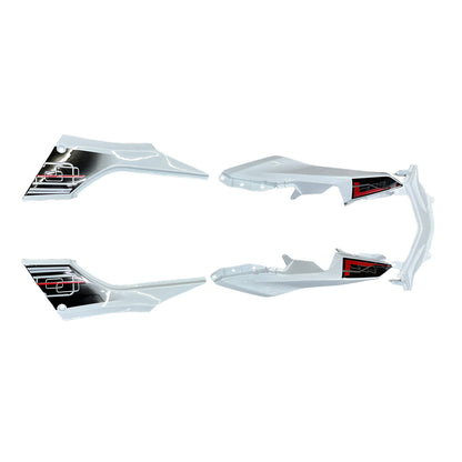 2013-2024 Fairings Plastics Kawasaki Ninja 300R EX300R White Art Ninja  Generic