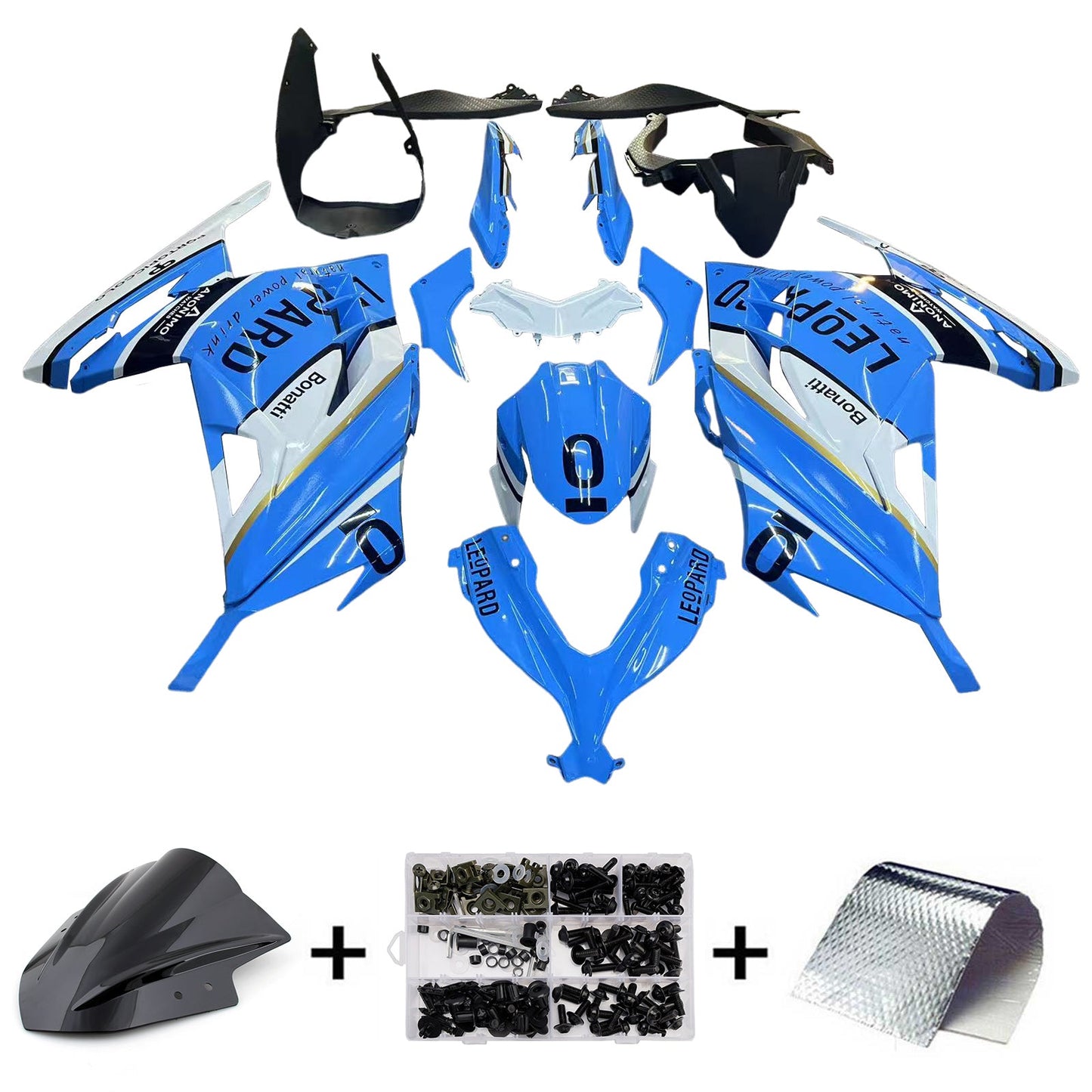 Kawasaki EX300 Ninja300 2013-2024 Fairing Kit Bodywork Plastic ABS