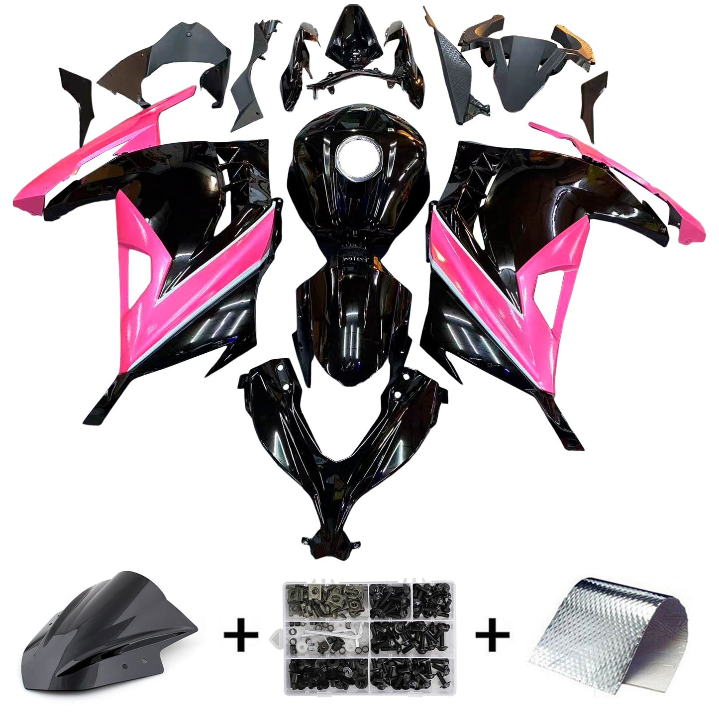 2013-2024 Kawasaki EX300 Ninja300 Fairing Kit Bodywork Plastic ABS