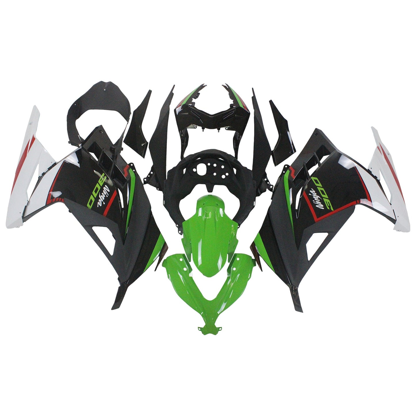 2013-2024 Kawasaki EX300 Ninja300 Fairing Kit Bodywork Plastic ABS