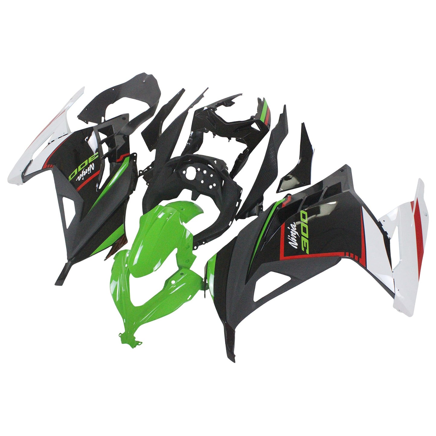 2013-2024 Kawasaki EX300 Ninja300 Fairing Kit Bodywork Plastic ABS