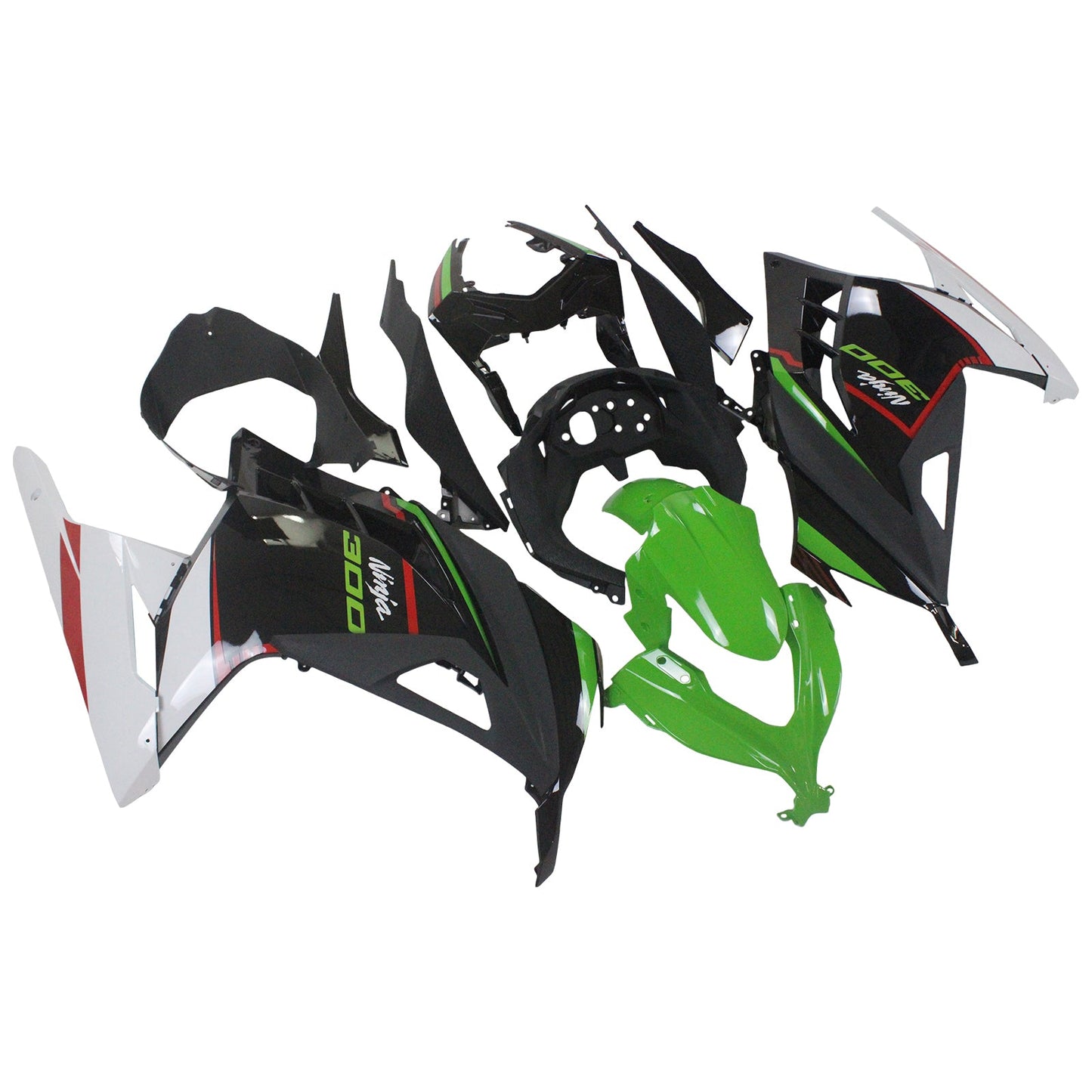 2013-2024 Kawasaki EX300 Ninja300 Fairing Kit Bodywork Plastic ABS