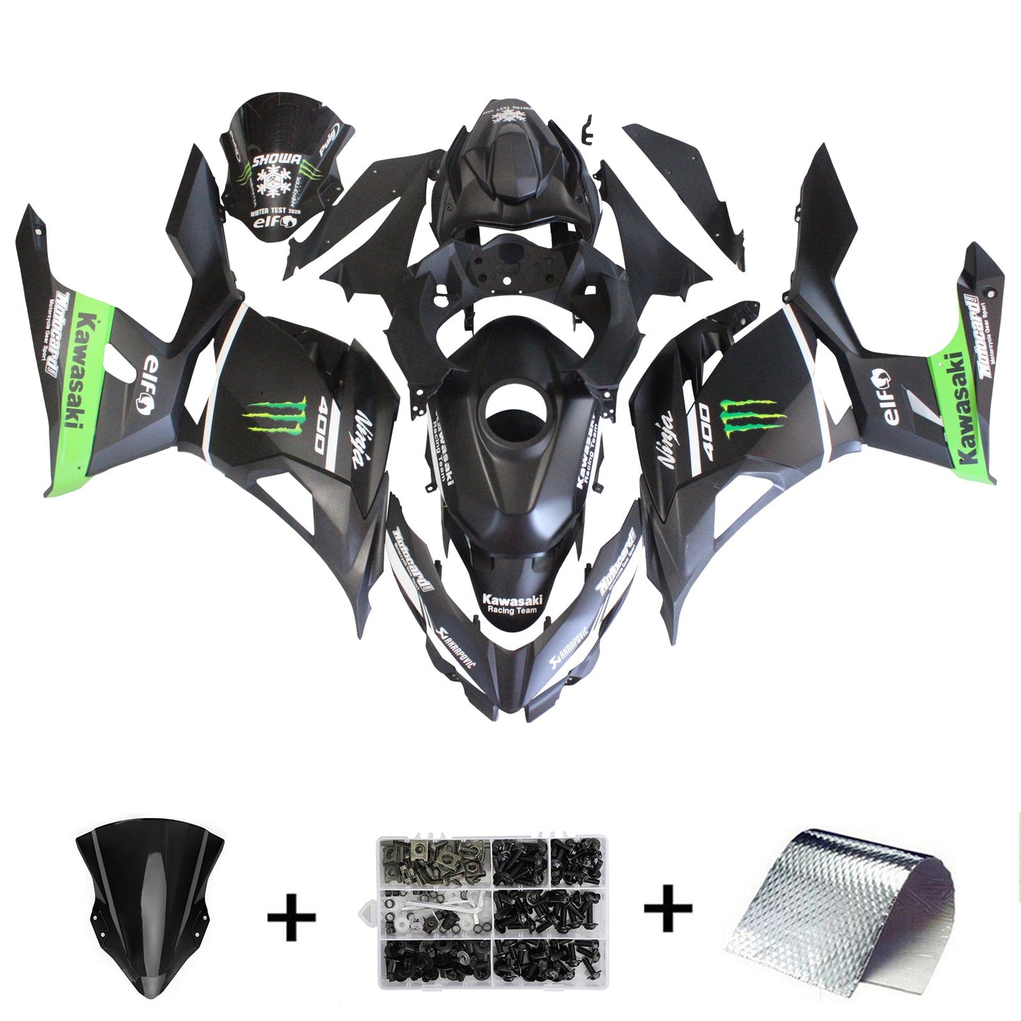 2018-2024 Kawasaki EX400/Ninja400 Fairing Kit