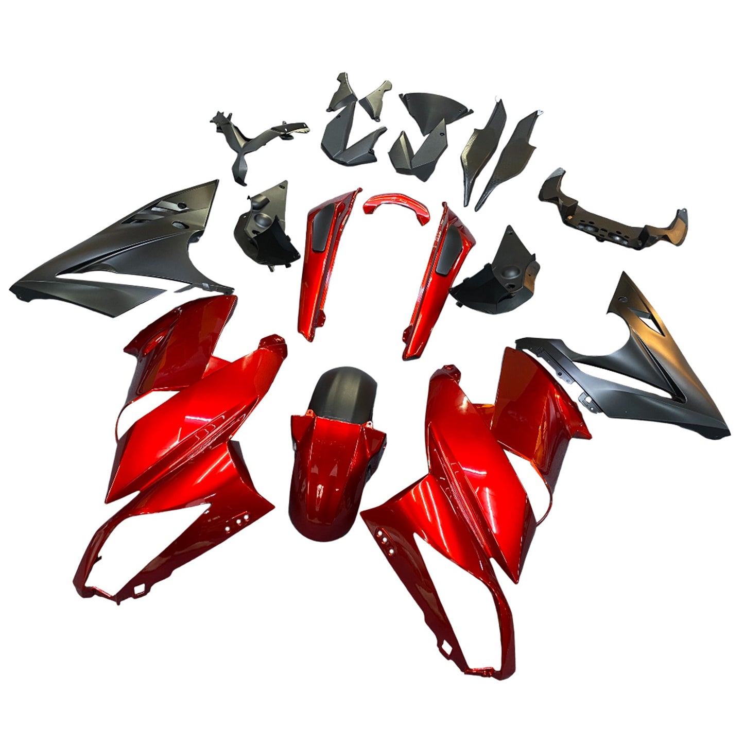2009-2011 Fairing Kit Plastic for Kawasaki Ninja 650 ER-6F EX650 02# Generic