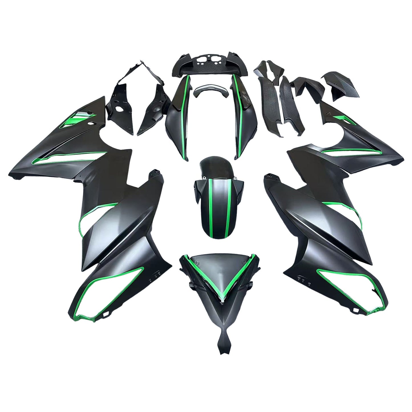 2009-2011 Kawasaki Ninja 650 ER-6F EX650 04# Fairing Kit Plastic