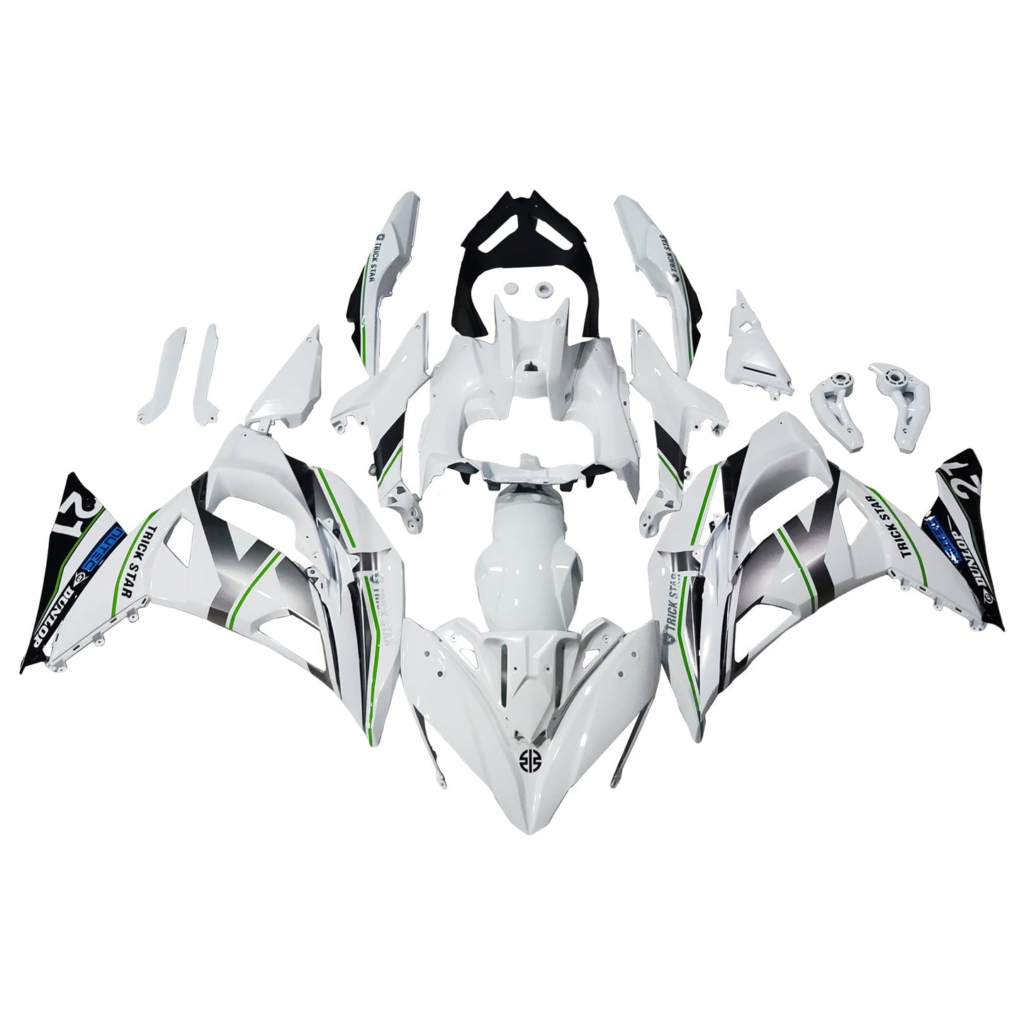 2017-2019 Kawasaki ER6F/Ninja650R Fairing Kit Bodywork Plastic ABS