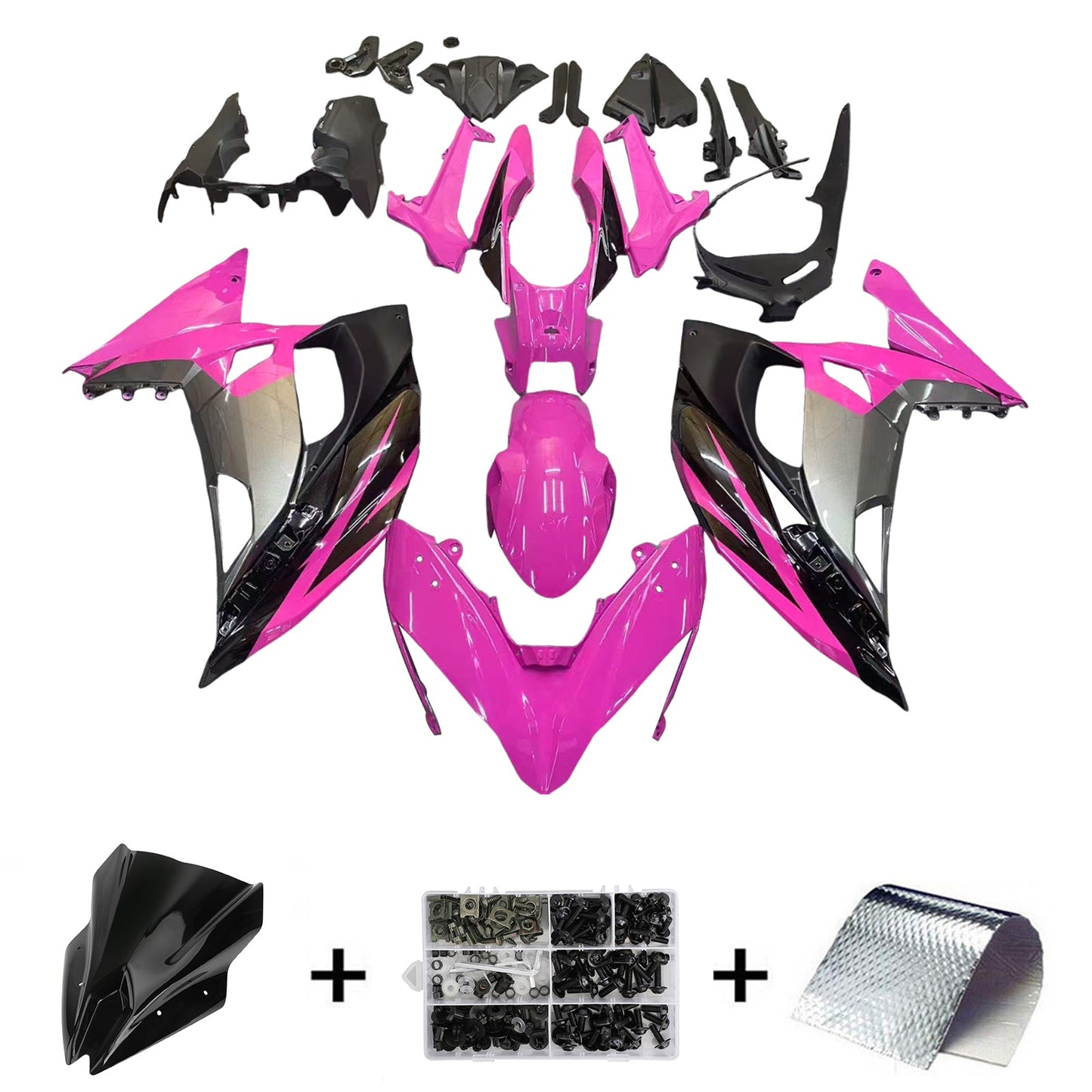 2017-2019 Kawasaki ER6F/Ninja650R Fairing Kit Bodywork Plastic ABS
