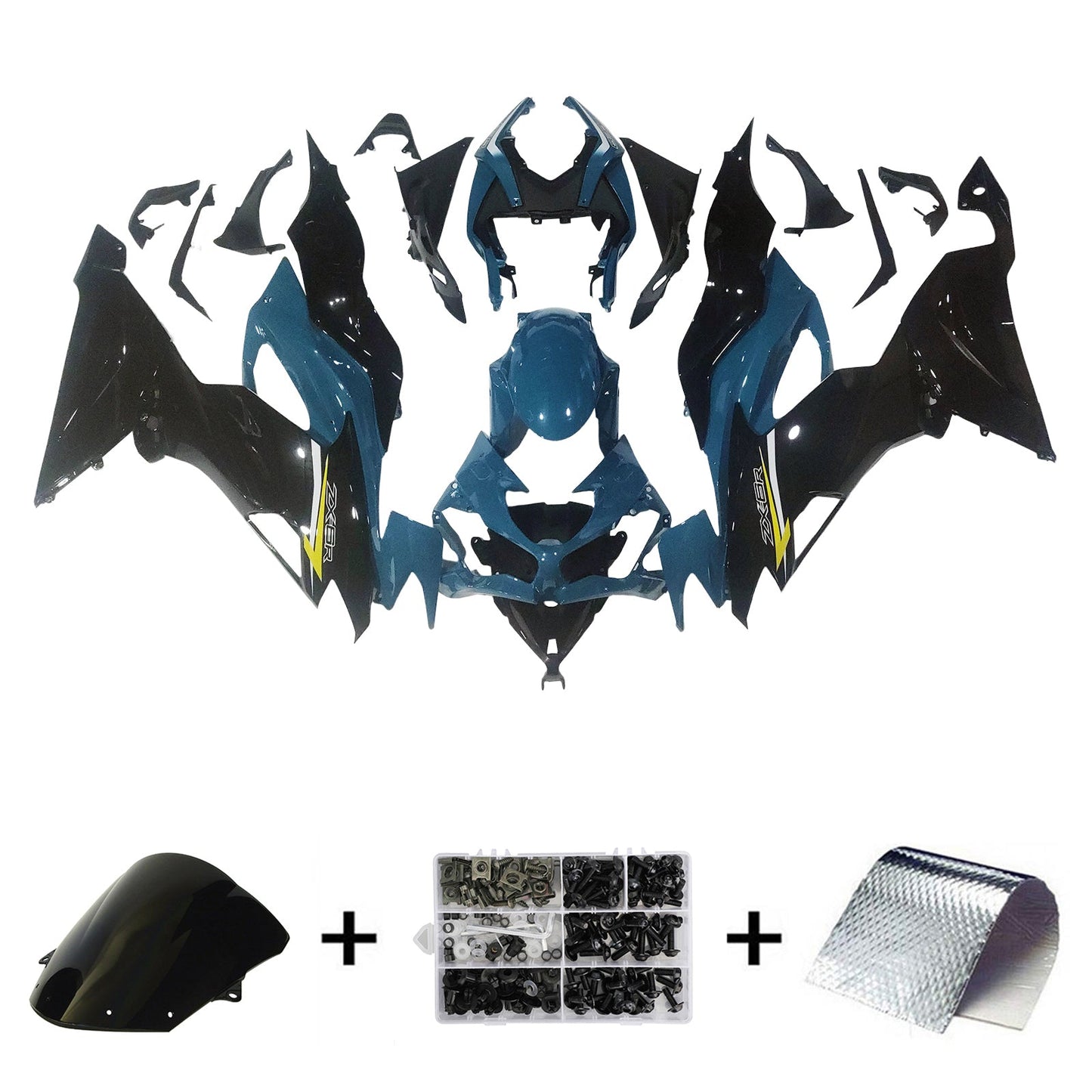 2019-2023 Kawasaki ZX6R Fairing Kit Bodywork Plastic ABS