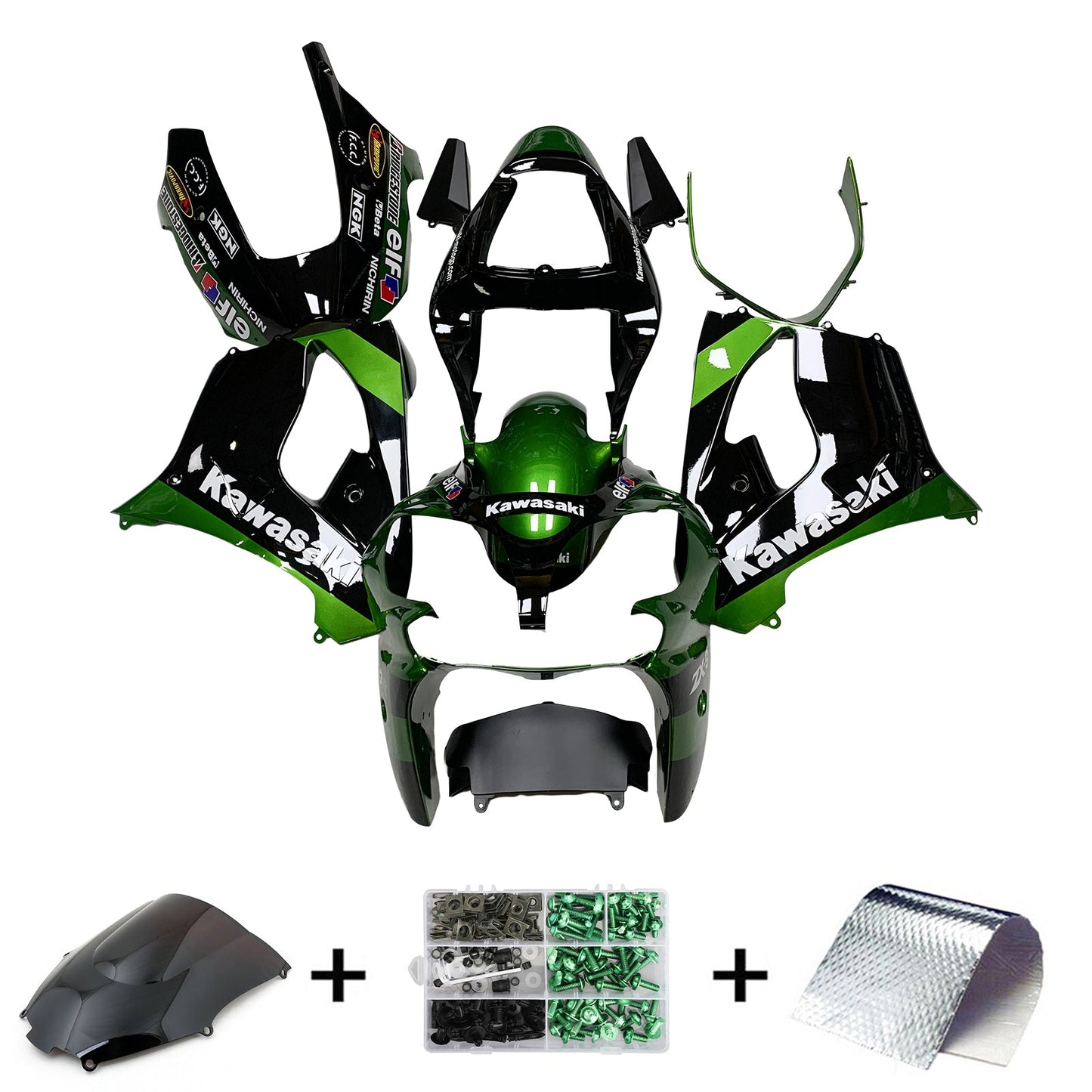 2002-2003 Fairing Kit For Kawasaki ZX9R Generic