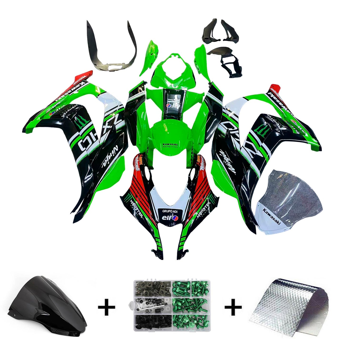 2016-2019 Fairing Kit For Kawasaki ZX10R Generic